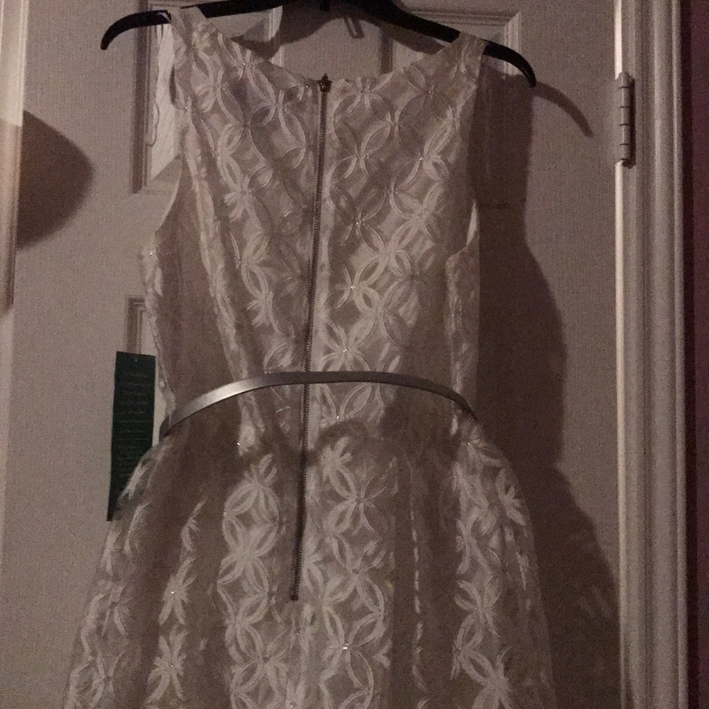 White lace dress